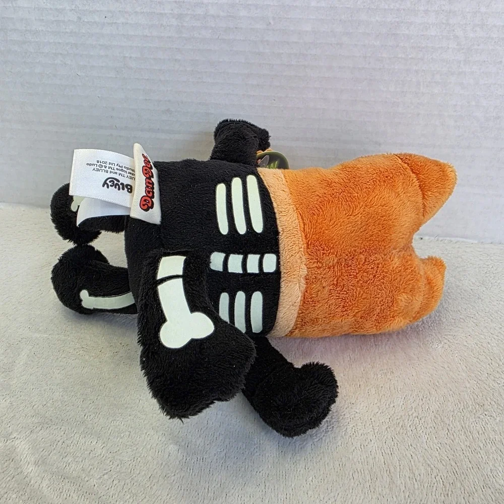 Bingo Glow In The Dark Skeleton Costume Halloween Holiday Plush Toy‎ 7.5